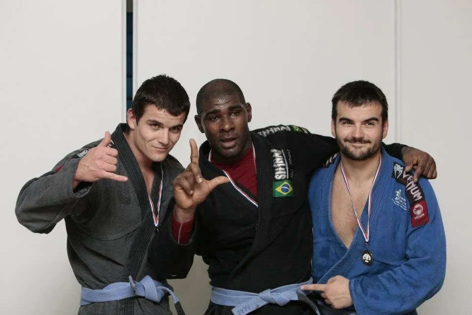 Rémi & David sur le podium : 2e et 3e, Open de Creil, −94 kg : David 2e, Rémi 3e